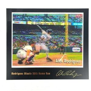 3d MLB Rodriguez 30th Home Run Photo 0372/5000